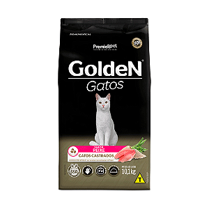 Ração Golden Gatos Castrados Peixe 10kg