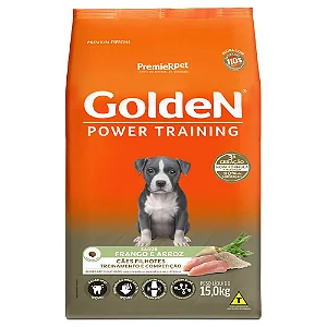 Ração Golden Power Training Filhotes Frango e Arroz 15 kg