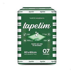 Tapetim Tapete Higiênico 7 Unidades 60x60cm