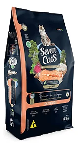 Ração Seven Cats Castrados Sabor Salmão 10kg