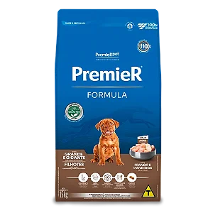 Premier Formula Cães Filhotes Raças G/G Frango 15 kg