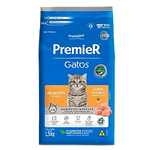 Ração Premier Gatos Filhotes Frango 1,5kg