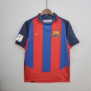 Camisa Barcelona Retrô 03/04 CASA