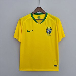Camisa Brasil Retrô casa 2018