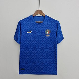 Camisa Itália Euro Championship azul 2022