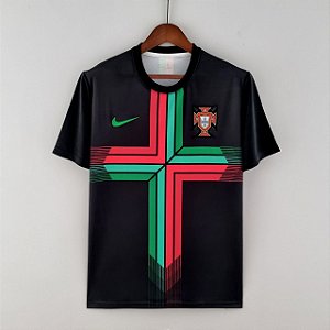 Camisa Portugal edicao Concept Black 2022
