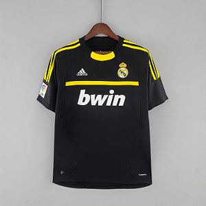 Camisa Real Madrid goleiro preta Retrô 11/12