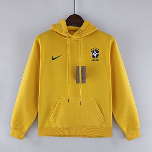 Moletom Seleção Brasileira amarela 2022