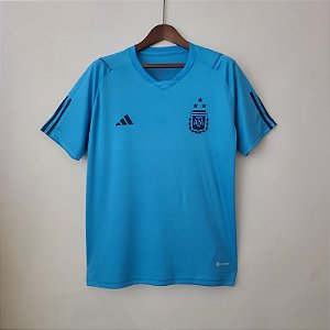 Camisa Argentina treino azul-2023