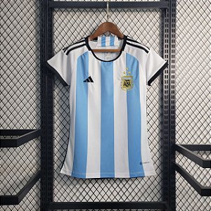 Camisa da ARGENTINA home COPA DO MUNDO Feminina - 2022