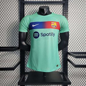 Camisa do BARCELONA verde 2023(Versão Jogador)