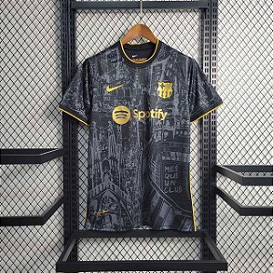 Camisa do Barcelona edição gold 2023