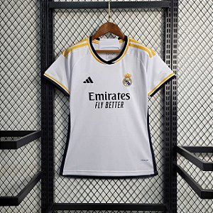 Camisa Feminina do Real Madrid casa 2023