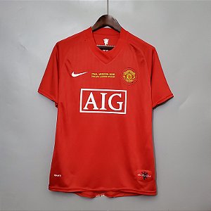 Camisa Manchester United 07/08 Retrô Away