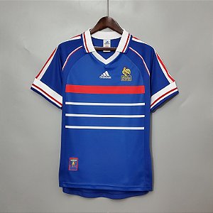 Camisa França Retrô 1998 Home