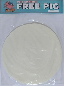 Kit 10 Unidades - Pele Artificial Redonda - Free Pig
