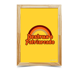 PRINT "DESTRUA O PATRIARCADO" A4