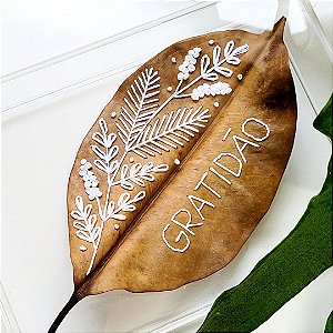 Folha Florais Brancos