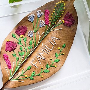 Folha Florais Coloridos