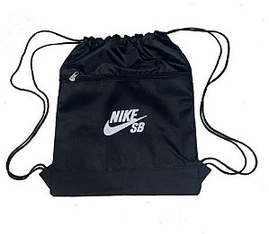 Bolsa De Costas Mochila Com Cordão Feminina Masculina Nike Nylon Saco  EcoBag Impermeável - Bonete Imports