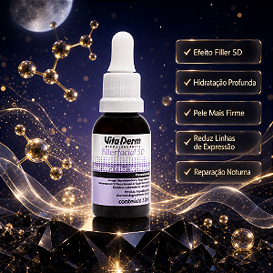 Vita Derm Elixir Ultra Filler Facial 5D Noturno 30ml