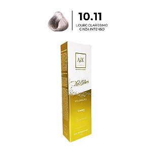 COLORAÇÃO CREME 10.11 LOURO CLARÍSSIMO CINZA INTENSO LAUARRAH