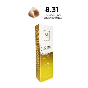 COLORAÇÃO 8.31 LOURO CLARO DOURADO CINZA LAUARRAH