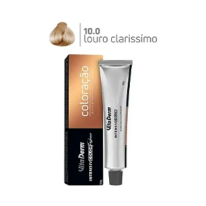 Vita Derm Intensiv Color Coloração Profissional 10.0 Louro Claríssimo 60g
