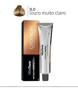 Vita Derm Intensiv Color Coloração Profissional 9.0 Louro Muito Claro 60g