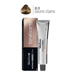 Vita Derm Intensiv Color Tonalizante 8.0 Louro Claro 60g