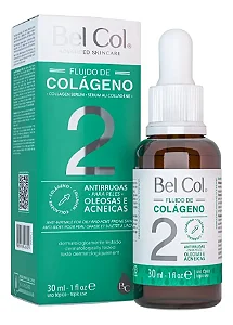 Bel Col Fluido de Colágeno 2 Antirrugas Para Peles Oleosas 30ml