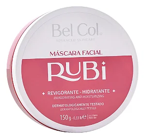Bel Col Máscara Rubi Revigorante e Hidratante Facial 150g