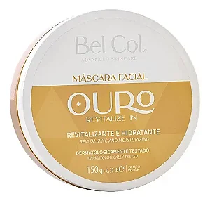 Bel Col Máscara Ouro Revitalizante e Hidratante Facial 150g