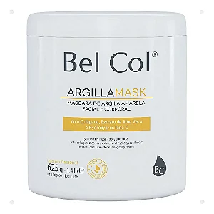 Bel Col ArgilaMask Máscara de Argila Amarela Facial 625g