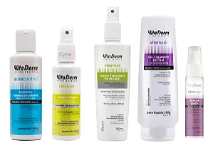 Kit Limpeza De Pele Home Care Completo Vita Derm