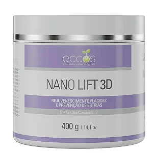 Eccos Nano Lift 3D Creme Rejuvenescimento Facial e Corporal 400g