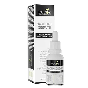 Eccos Nano Hair Growth Fluido Fortalecimento Capilar 30ml