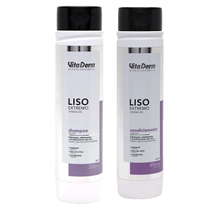 Vita Derm Kit Liso Extremo Shampoo e Condicionador