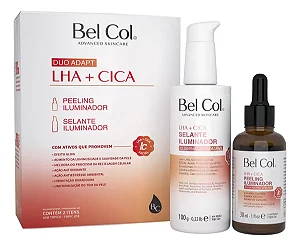 Bel Col Kit Duo Adapt Peeling e Selante Iluminador Lha + Cica