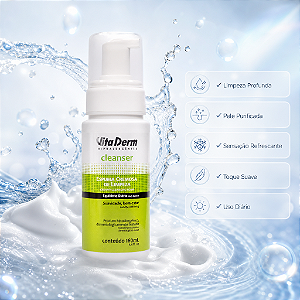 Vita Derm Cleanser Espuma Cremosa de Limpeza 160ml