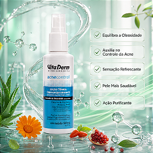 Vita Derm AcneControl Loção Tônica Dermoequilibrante 140ml