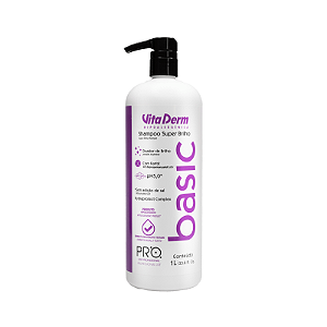 Vita Derm Basic Shampoo Super Brilho 1L