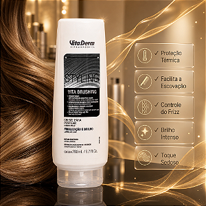 Vita Derm Vita Brushing Creme Para Pentear 250g