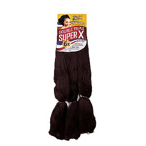 Cabelo Super Jumbo Jumbão Para Trança Box Original Preto 1B em