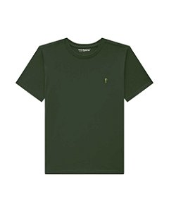 CAMISETA BASICA VERDE MILITAR