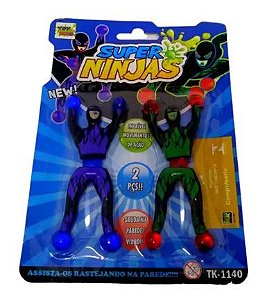 Bonecos Super Ninja kit com 2 bonecos