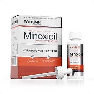 FOLIGAIN MINOXIDIL 5% (60ml) Fornecimento de 1 Meses