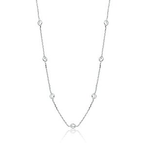 Colar Tiffany Branco Longo
