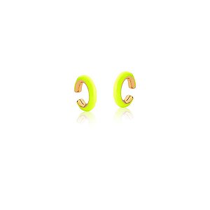 Brinco Piercing Argola Esmaltado (com variações)