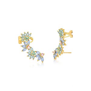 Brinco Ear Cuff Colorido